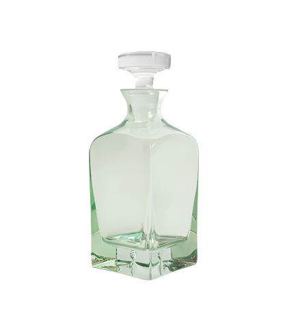 Mint Green Square Decanter