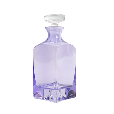 Lavender Square Decanter