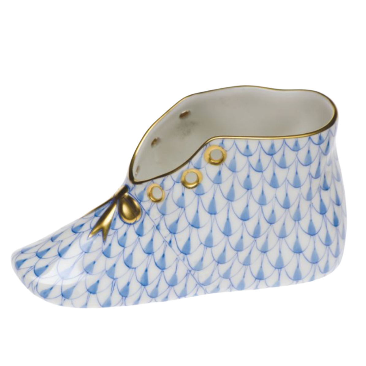 Baby Shoe, Fishnet Blue