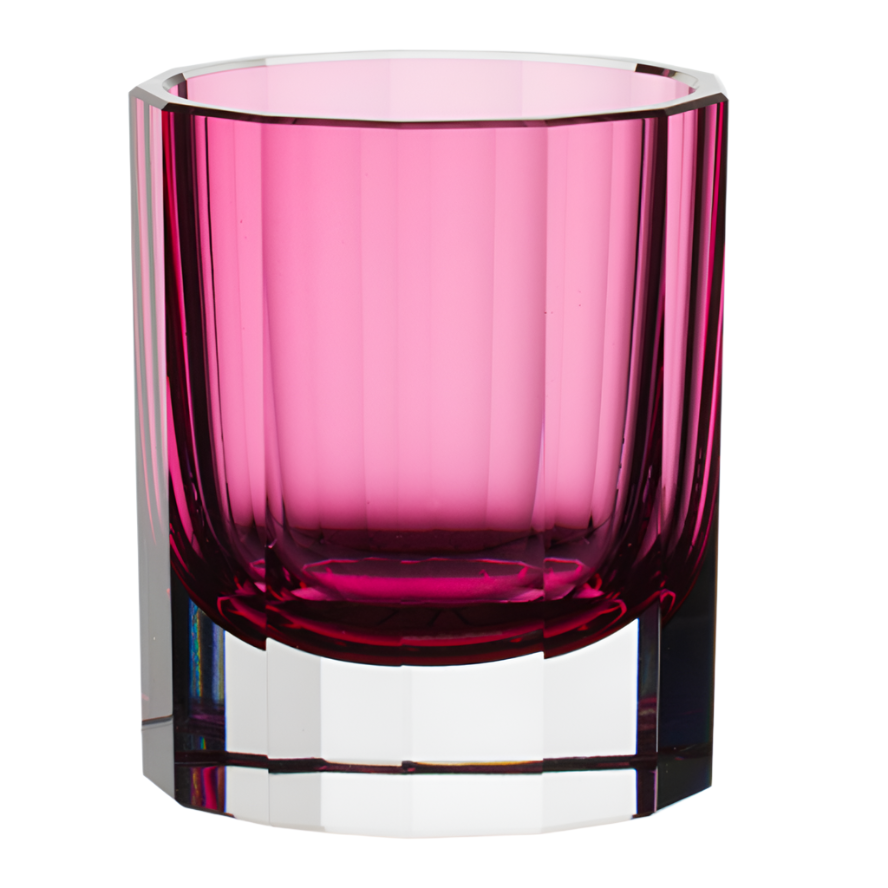 Faceted Double Old Fashion, Fuchsia