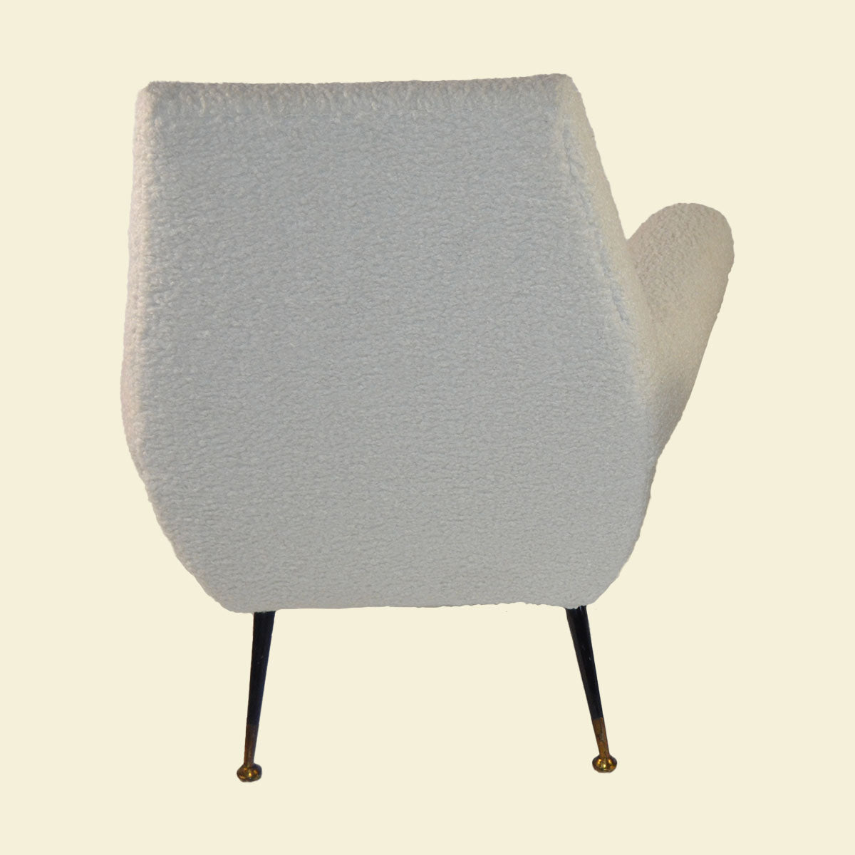 Cream Boucle Modern Chairs