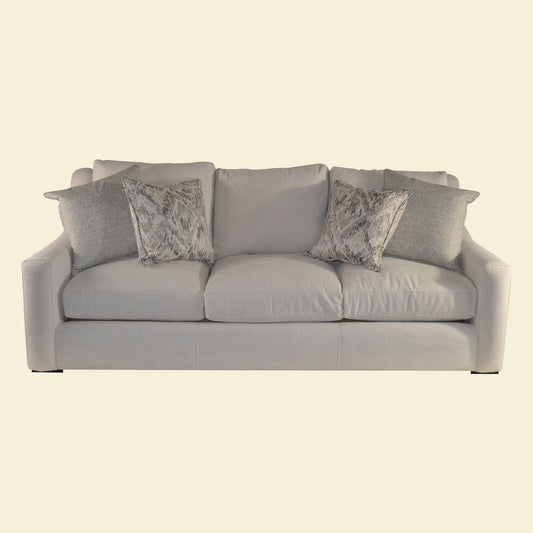 Fabric Sofa 4 Toss Pillows