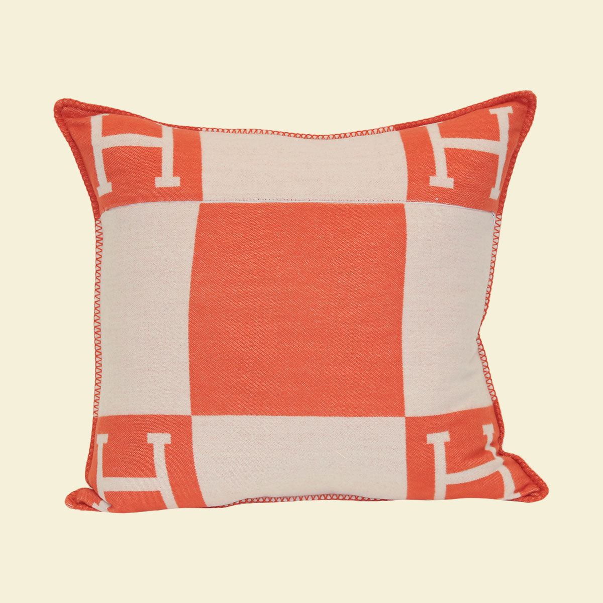 Orange Rustic Pillow 24"x24"