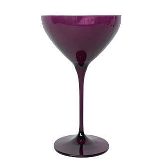 Amethyst Martini Glass