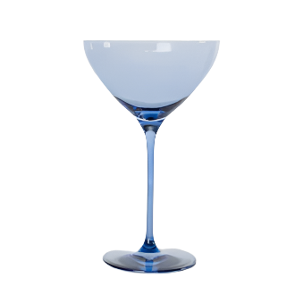 Cobalt Blue Martini Glass