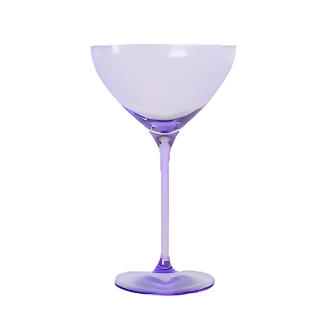 Lavender Martini Glass