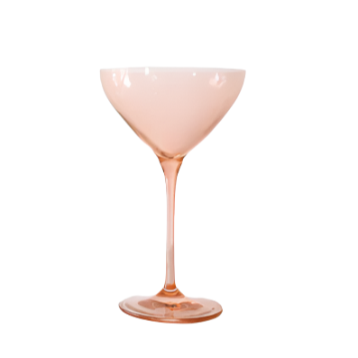 Blush Pink Martini Glass