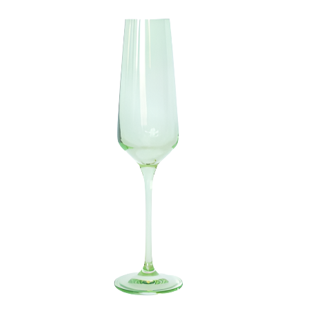 Mint Green Champagne Flute