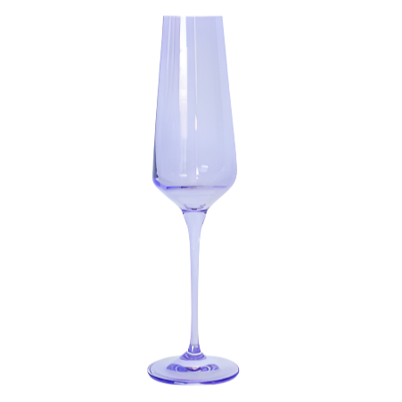 Lavender Champagne Flute