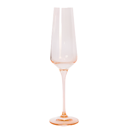 Blush Pink Champagne Flute