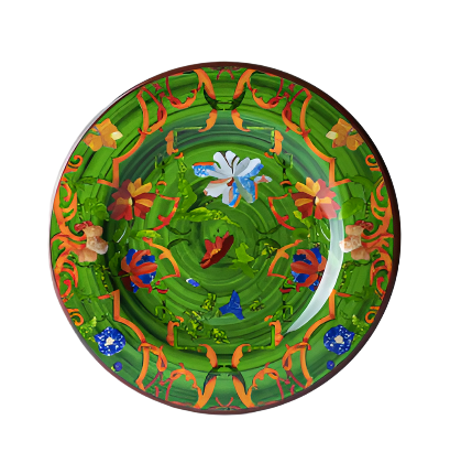 Green Pancale Plate