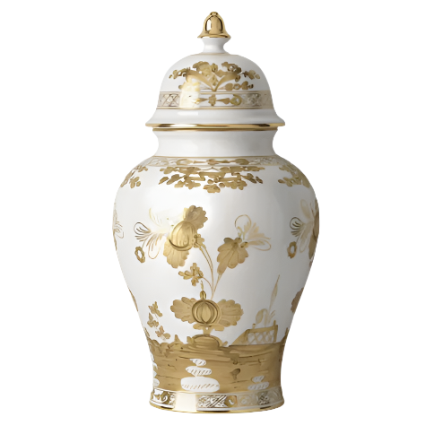 Oriente Italiano Large Potiche Vase, Aurum