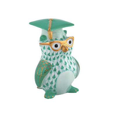 Graduation Owl, Fishnet Green