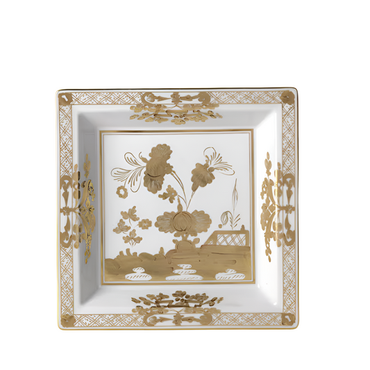 Oriente Italiano Large Square Change Tray, Aurum