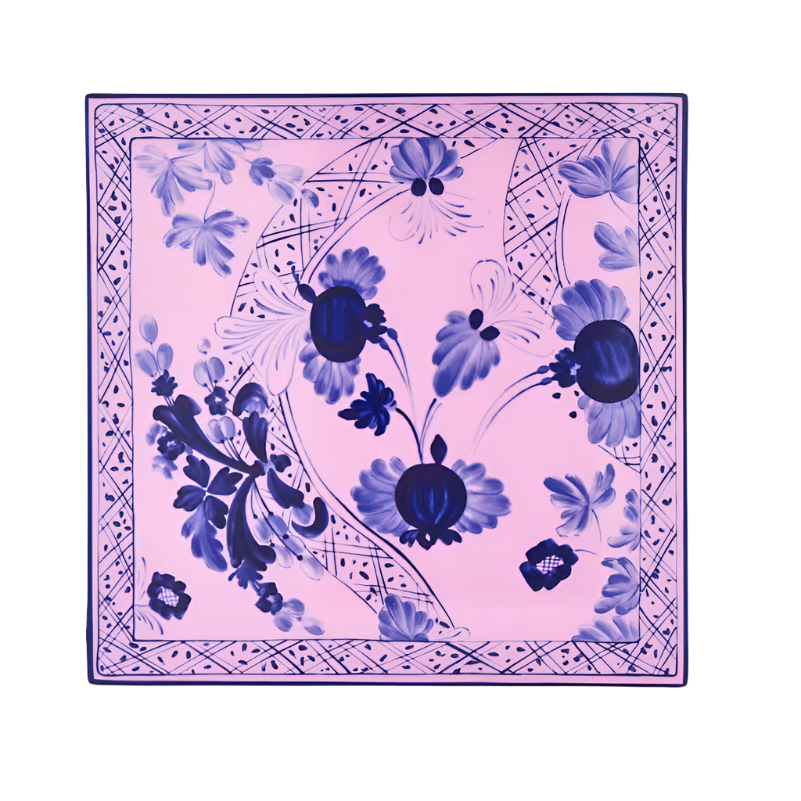 Oriente Italiano Set of 2 Porcelain Placemats, Azalea