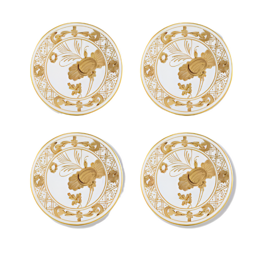 Oriente Italiano Set of 4 Coasters, Aurum