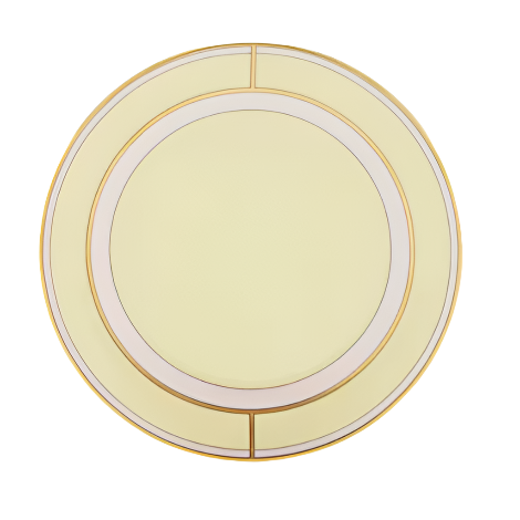 Diva Tea or Bread Plate, Giallo