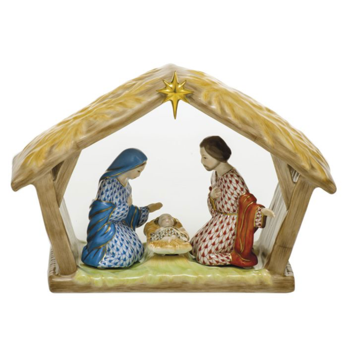 Fishnet Nativity Set of 4