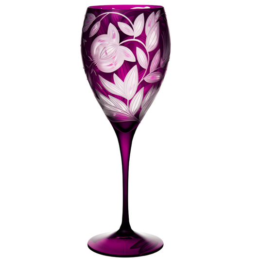 Verdure Wine Goblet, Purple