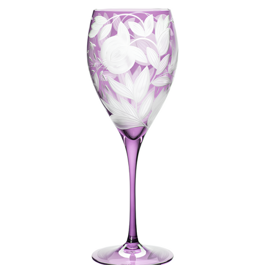 Verdure Wine Goblet, Lilac