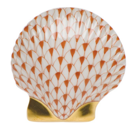 Fishnet Miniature Scallop, Rust