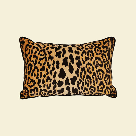 Small Sheetah Print Velvet Pillow 22"x16"