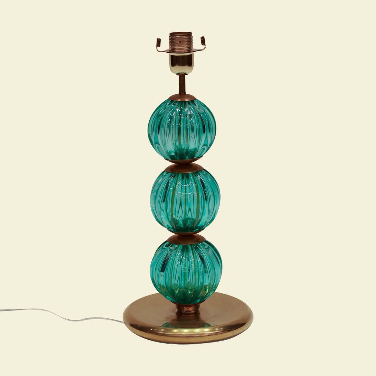 Teal Bubble Lamp