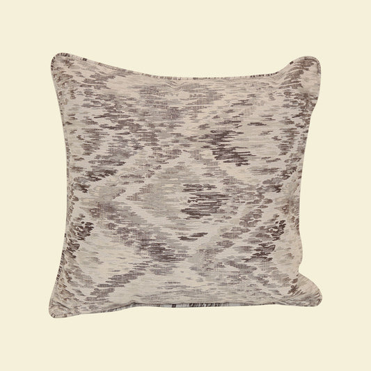 White Grey Mix Print Pillow 18"x18"